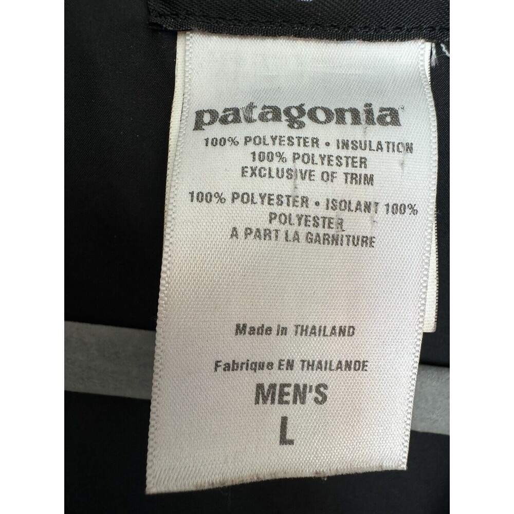 Vintage Patagonia Men’s Large Black Winter Insulated Rubicon Rider Jacket Coat - Picture 6 of 16